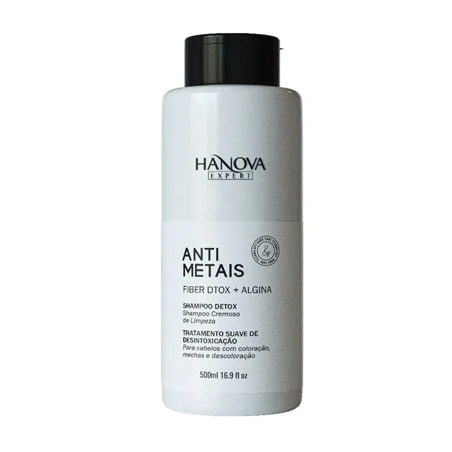 Shampoo Detox Anti Metais 500ml - Hanova Expert