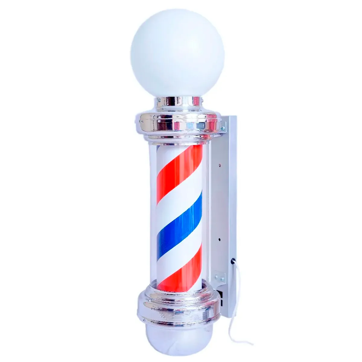 Barber Pole Poste de Barbeiro Com Globo 75cm 127V