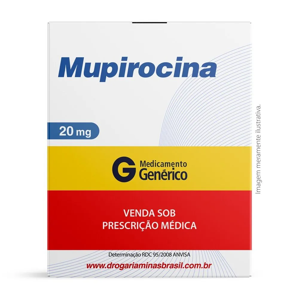 Pomada Dermatológica Mupirocina 20Mg Com 15 g Genérico Prati Donaduzzi