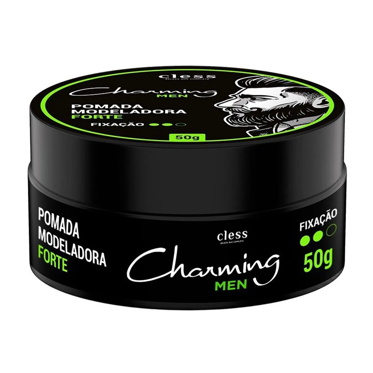 Pomada Modeladora Charming Men Forte Com 50g Cless