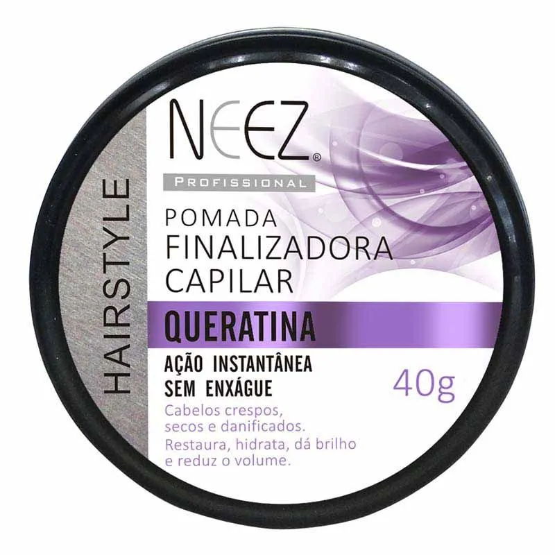 Pomada Neez Finalizadora Capilar Queratina 40G