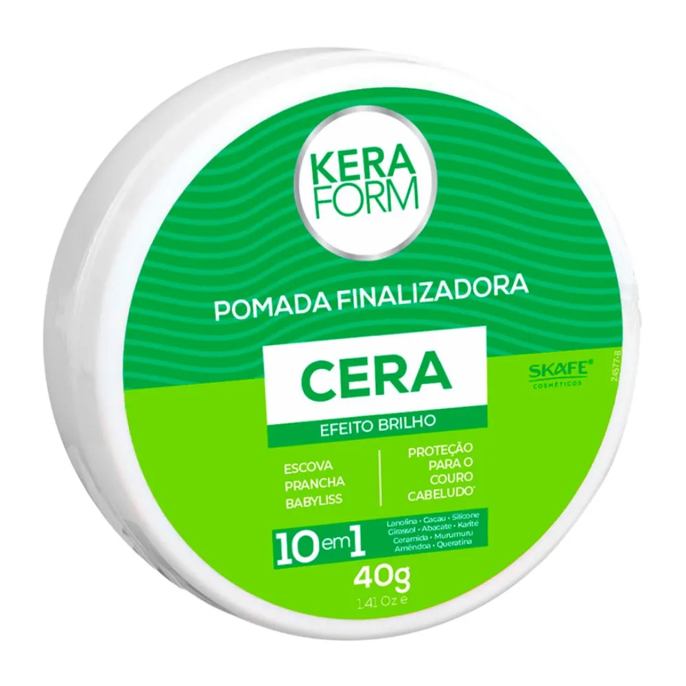 Pomada Finalizadora 10 em 1 Skafe Keraform 50g