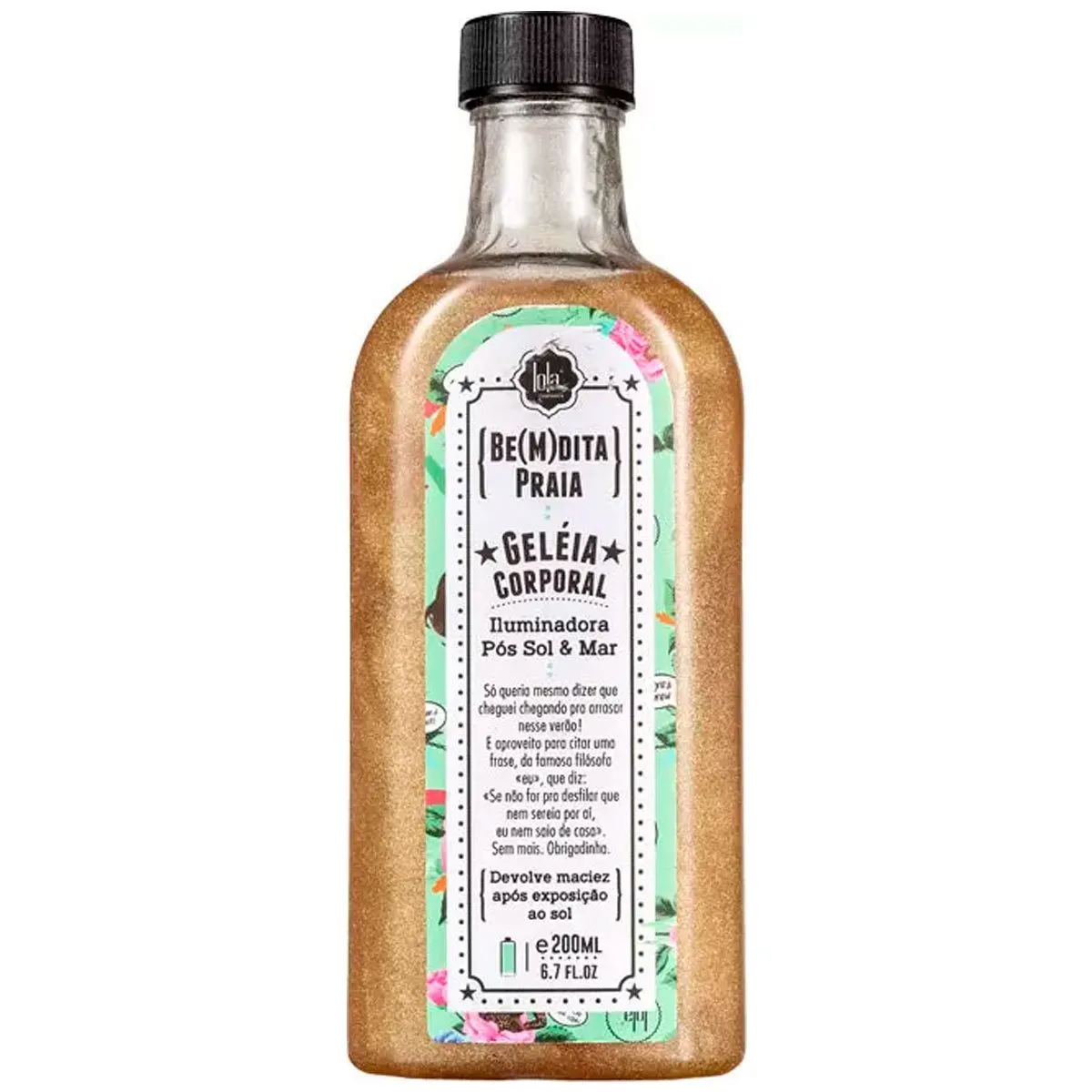 Gel Pós-Sol Lola Cosmetics Be(M)dita Praia Geleia Corporal 200ml