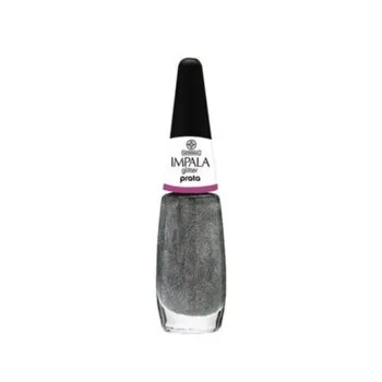 ESMALTE IMPALA GLITER PRATA 7,5ML Cód. 4045