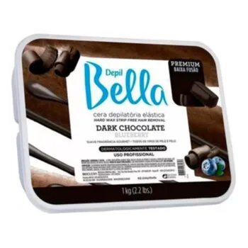 CERA DEPIL BELLA DARK CHOCOLATE 1KG Cód. 9252