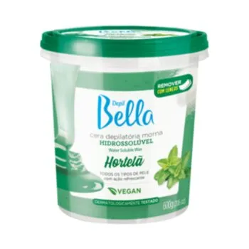 CERA HIDROSSOLUVEL HORTELA 600G DEPIL BELLA Cód. 12824