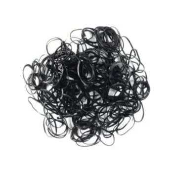 ELASTICO DE SILICONE PRETO 2167 SANTA CLARA Cód. 5883