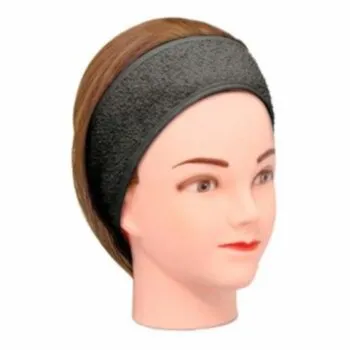 FAIXA PARA CABELO ATOALHADA PRETA 9208 SANTA CLARA Cód. 10657