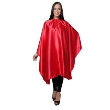 CAPA DE SEDA 9591 SANTA CLARA LISA SEM MANGA COM BOTAO VERMELHA Cód. 8289