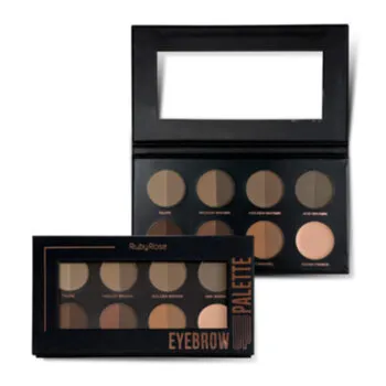 PALETA DE SOMBRAS PARA SOBRANCELHA EYEBROW UP RUBY ROSE Cód. 12086