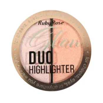 PO ILUMINADOR DUO HIGHLIGHTER COR 3 RUBY ROSE Cód. 13467