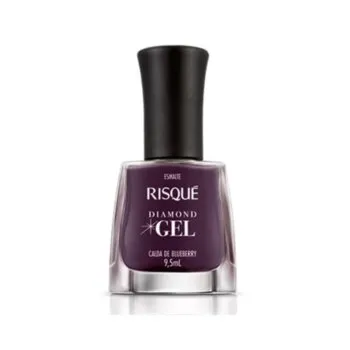 ESMALTE RISQUE DIAMOND GEL CALDA DE BLUEBERRY 9,5ML Cód. 11206