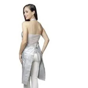 AVENTAL CETIM BRANCO LONGO 1887 SANTA CLARA Cód. 10783