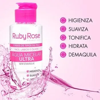 AGUA MICELAR RUBY ROSE 120ML HB 300 Cód. 8509