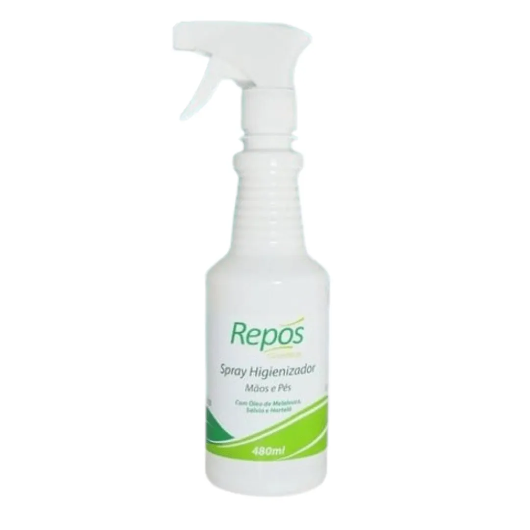 Repos Spray Higienizador Mãos e Pés 480ml | Compre Agora