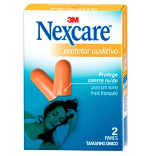 Protetor Auditivo Nexcare Com 2 Pares