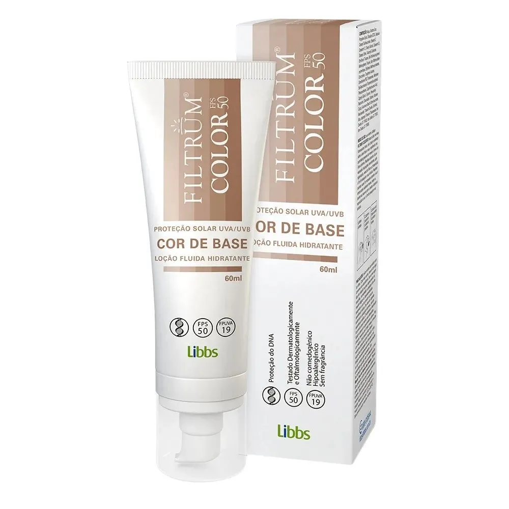 Protetor Solar Filtrum Color Fps50 Cor De Base 60Ml