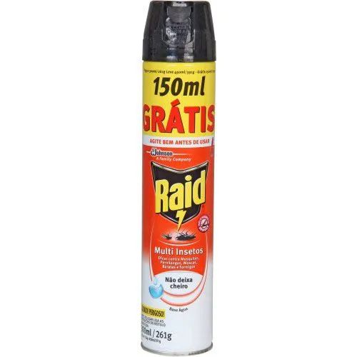 Raid Multi Insetos 300 Ml Grátis 150 Ml