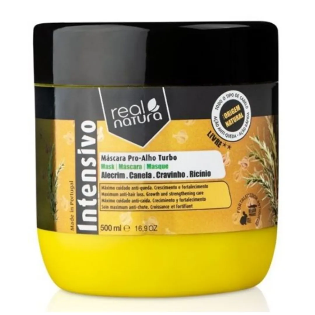 Real Natura Mascara Pro-Alho Turbo 500ml