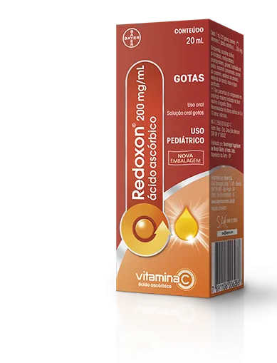 Redoxon Vitamina C Para Bebês Em Gotas Com 20ml Bayer