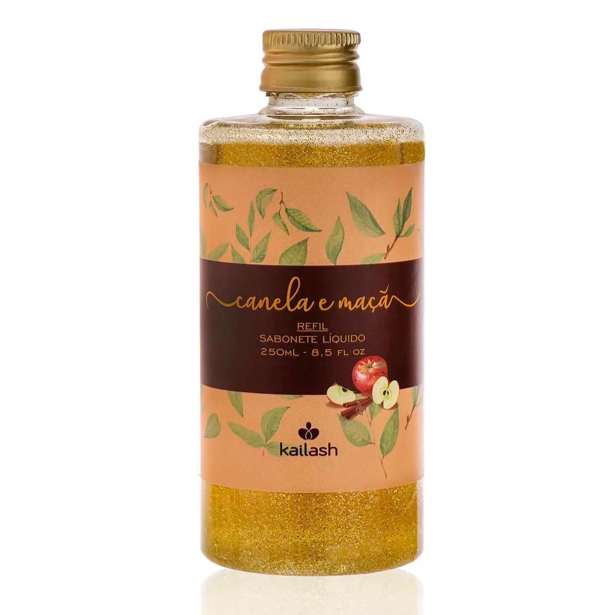 Refil Sabonete Líquido Hidratante 250mL Canela e Maçã