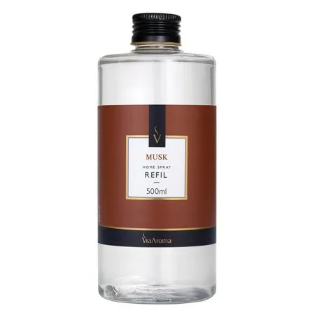 Refil Para Home Spray - Musk - Via Aroma - Frasco com 500ml
