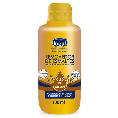 Removedor de Esmaltes Ideal óleo de Argan 100ml