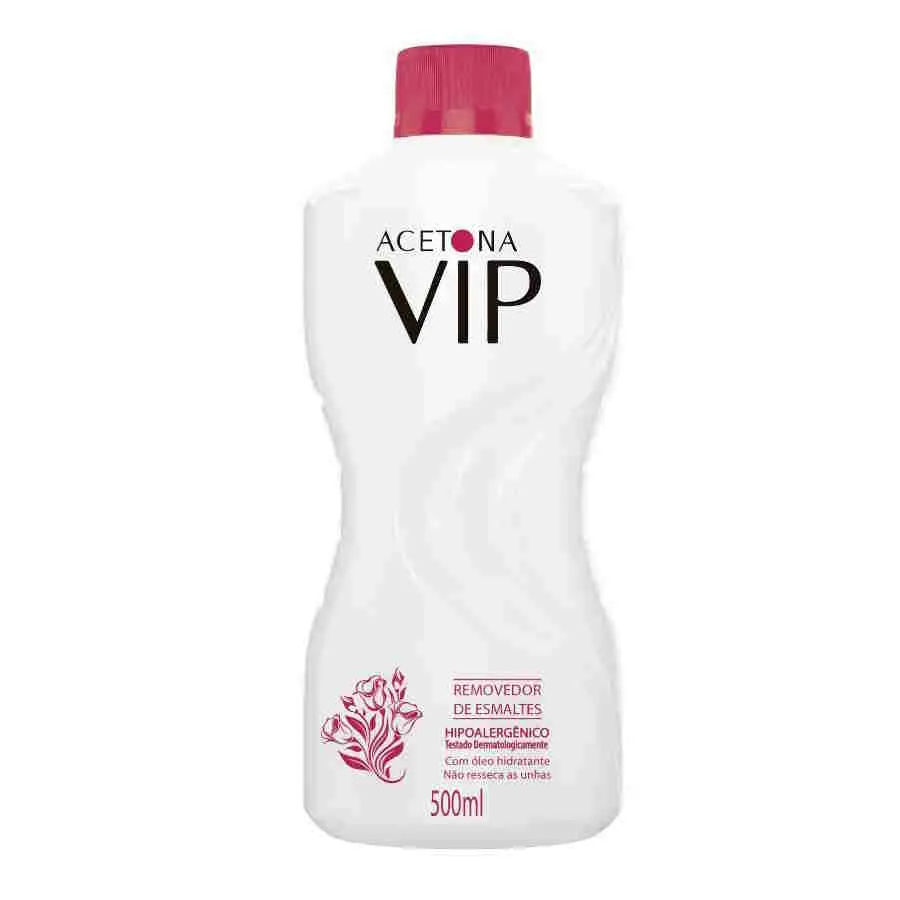 Removedor de Esmaltes Acetona Vip 500ml