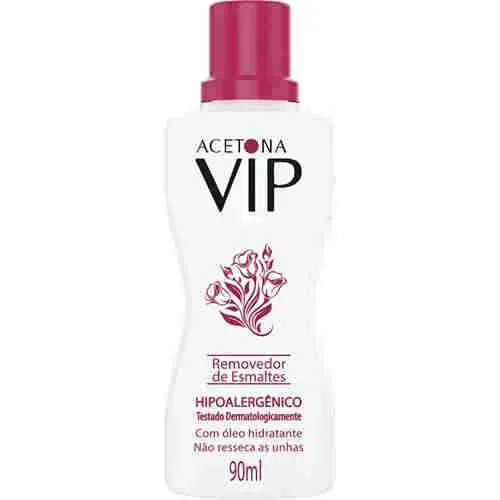 Removedor de Esmaltes Acetona Vip 90Ml