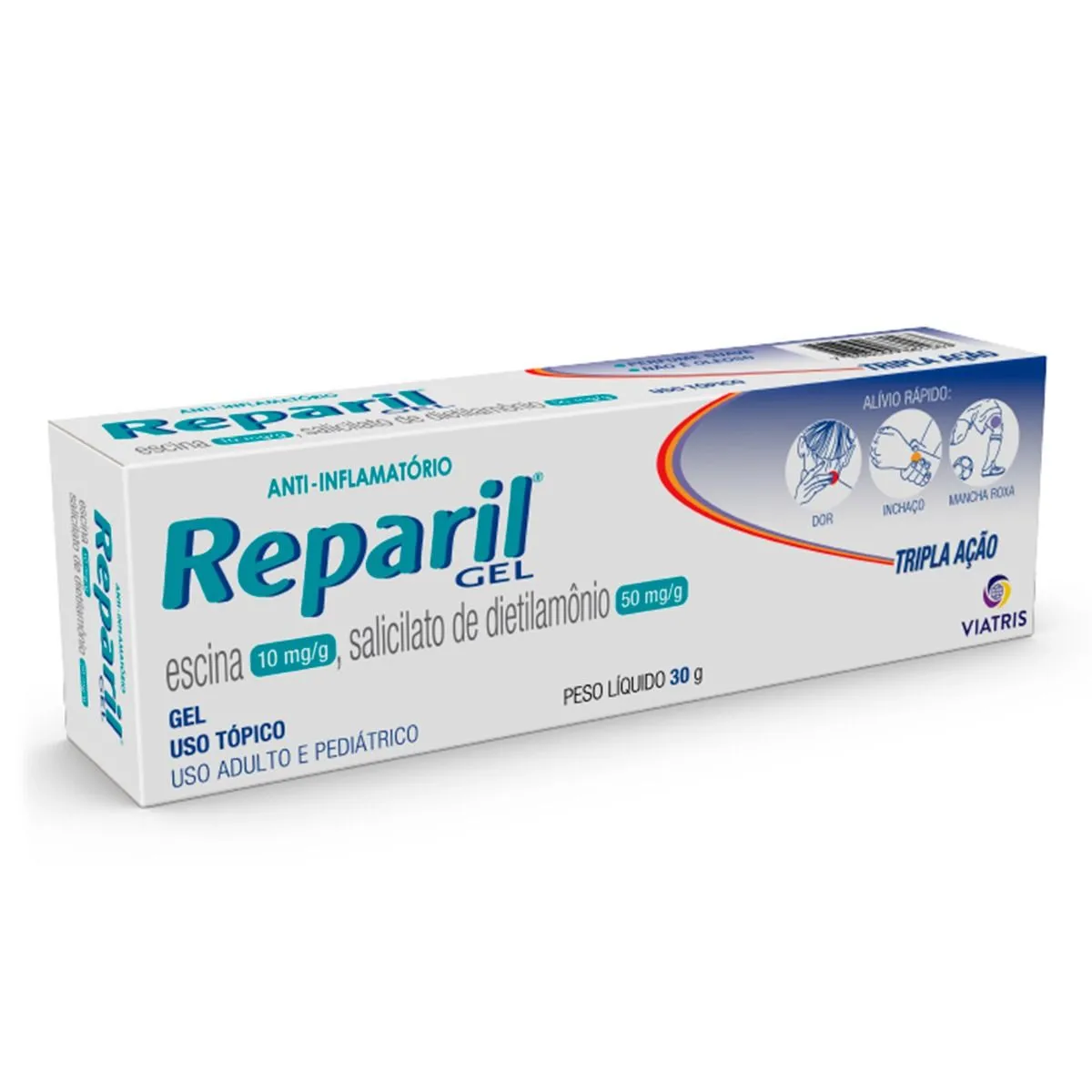 Reparil Gel Tripla Ação 30g