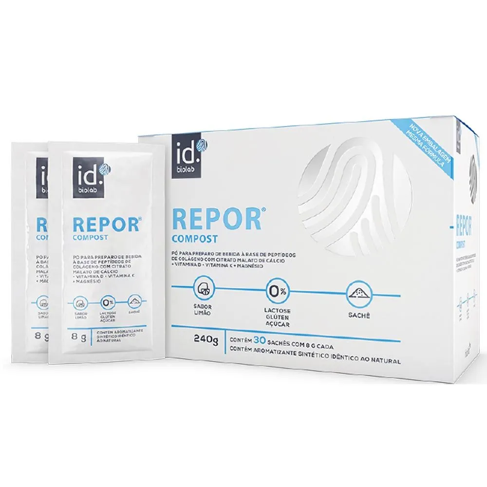 Repor Sabor Limão C/ 30 Sachês de 8 G Cada