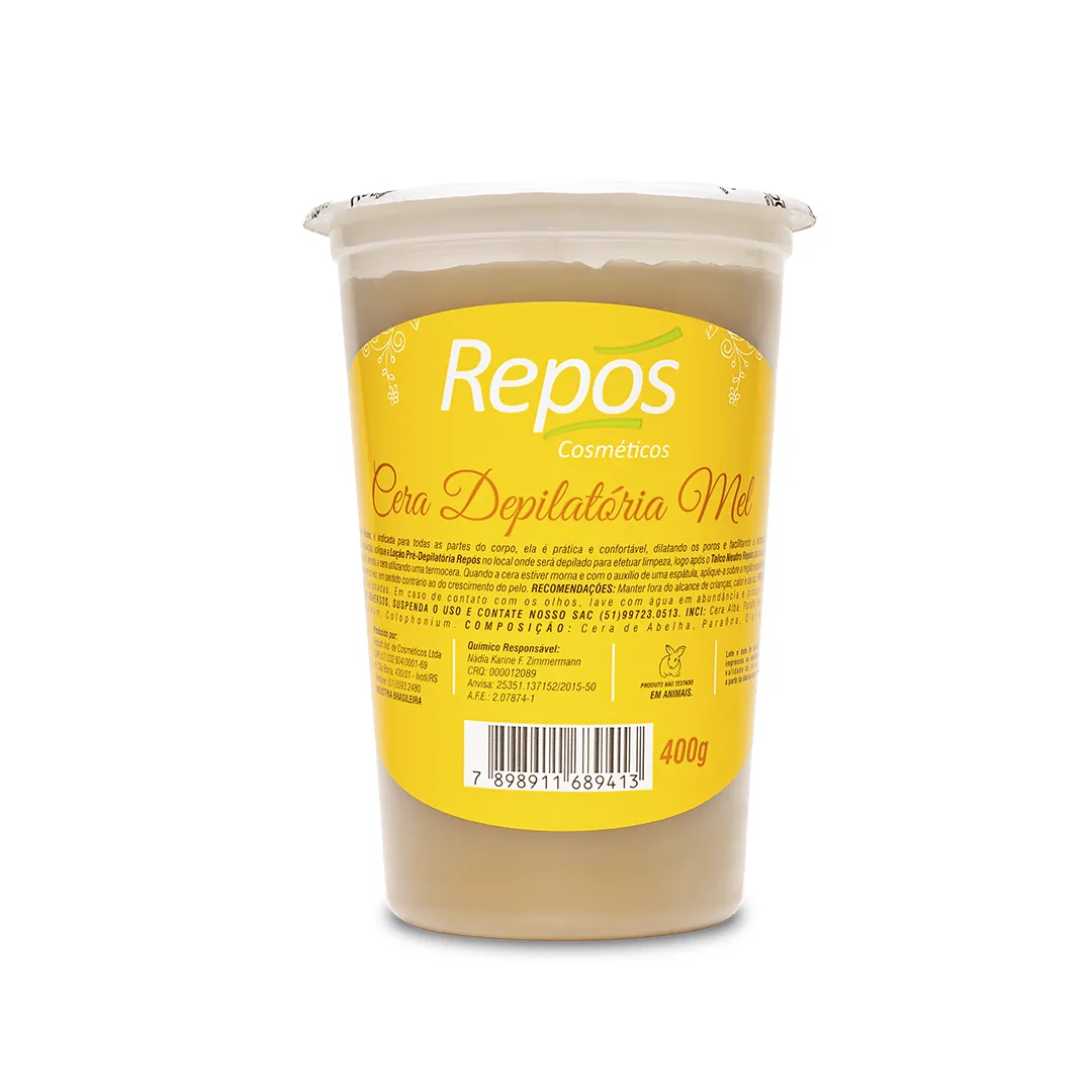 Repos Cera Depilatoria Mel 400g | Compre na Linda