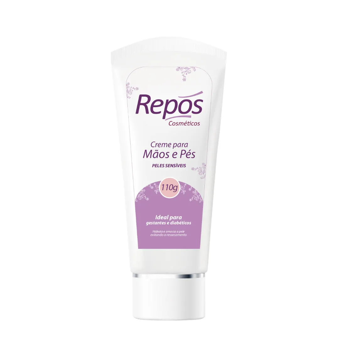 Repos Creme Mãos e Pés Pele Sensível 110g | ByLinda