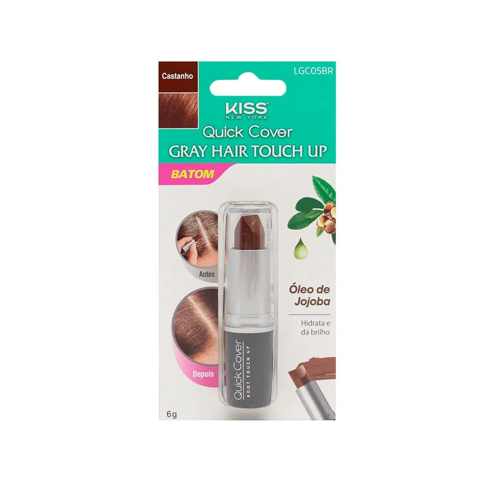 Retoque De Raiz Batom Kiss Castanho