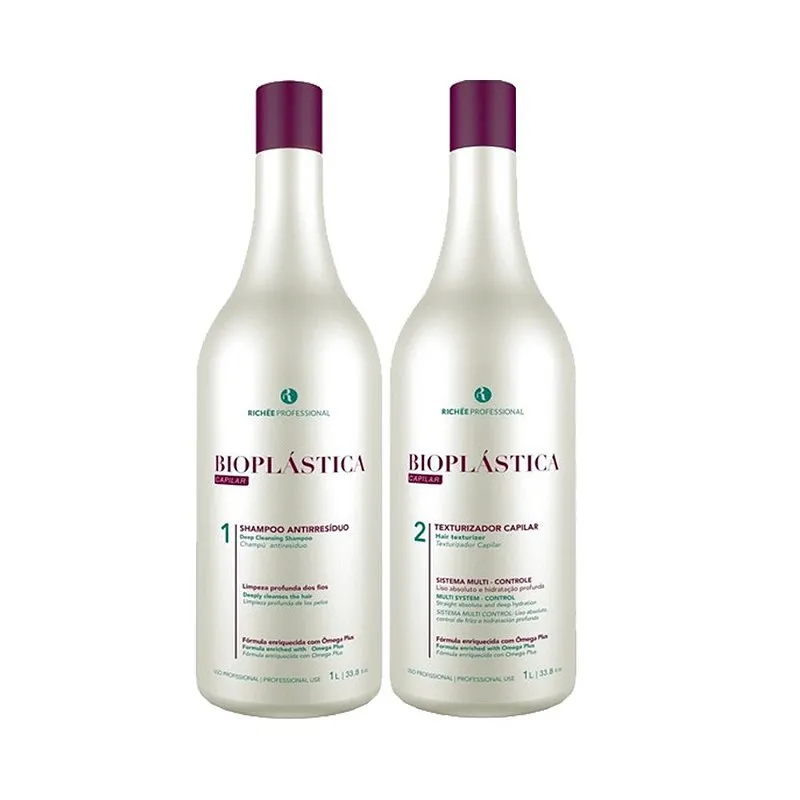Richée Bioplástica Escova Progressiva Kit Profissional (2x1L)