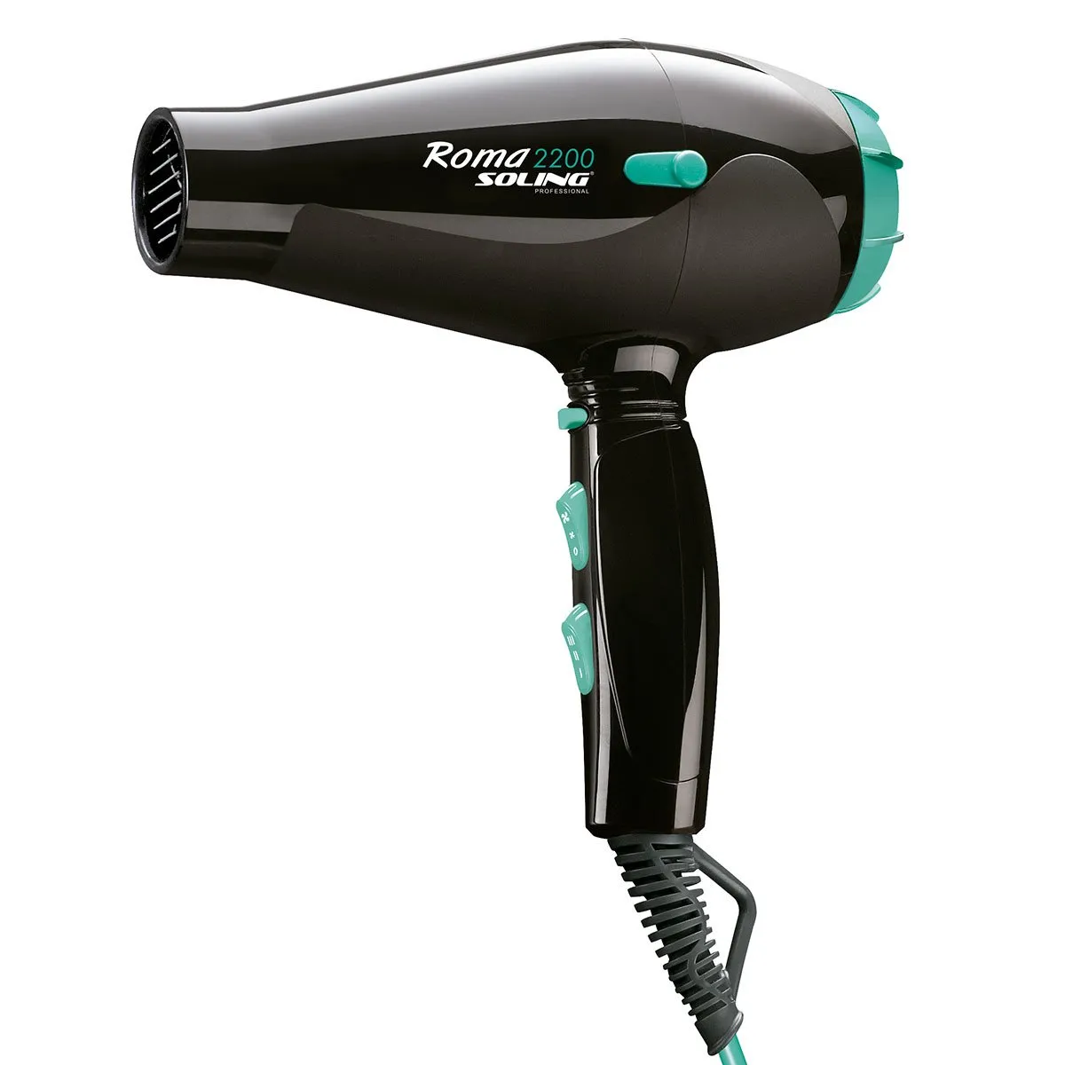 Secador de Cabelo Soling Roma Preto e Verde 2100w 110V