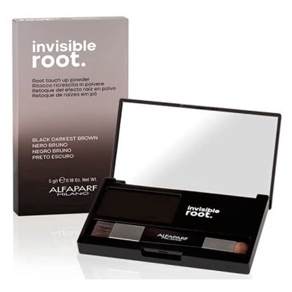 Retoque de Raízes em Pó Invisible Root Alfaparf Preto Escuro
