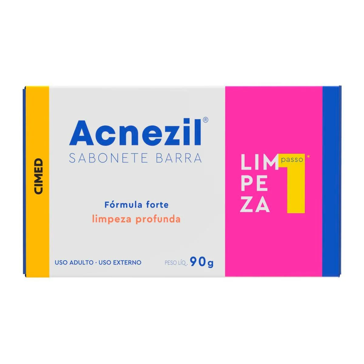 Sabonete Barra Anti Acne Acnezil Fórmula Forte 90G