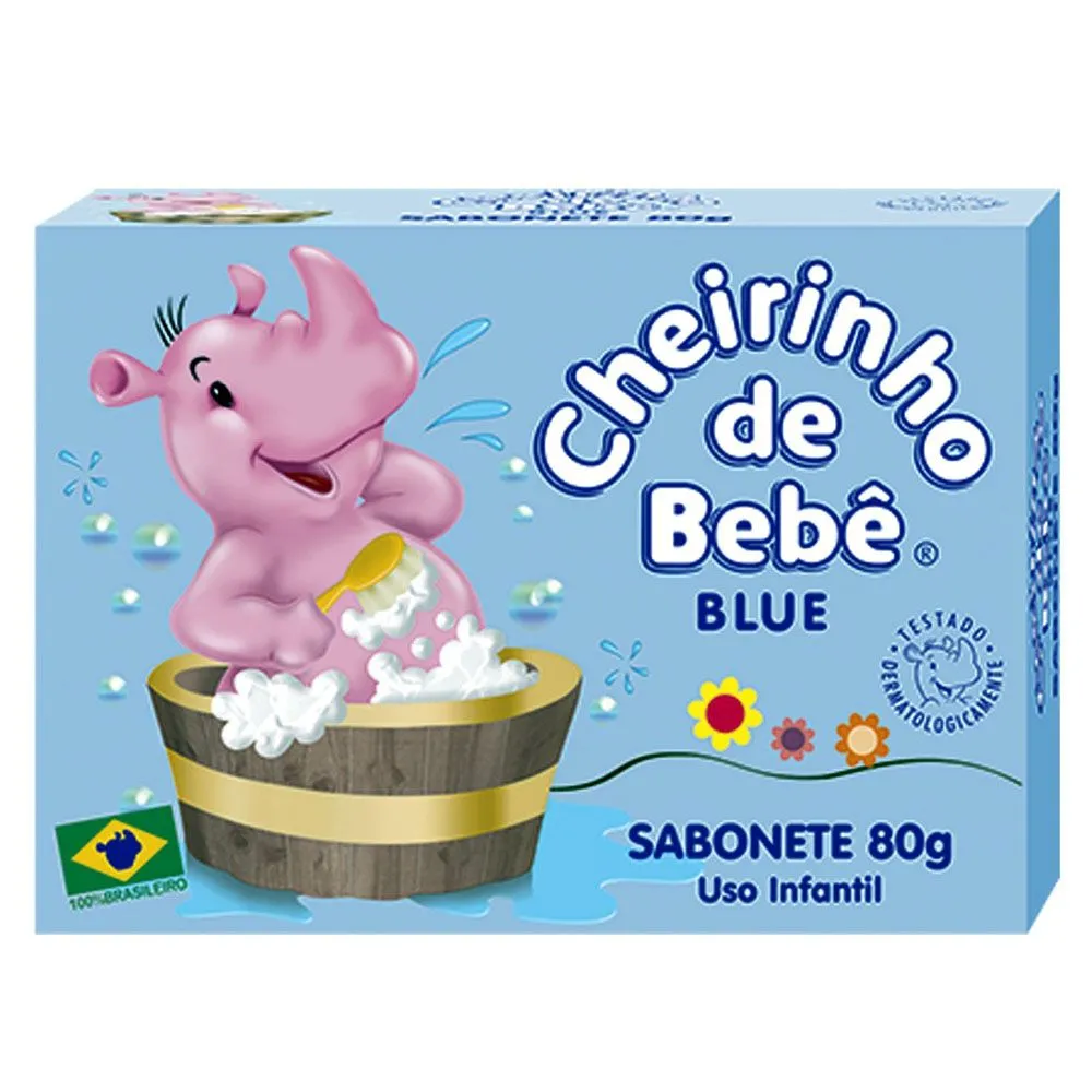 Sabonete Infantil Cheirinho de Bebê Blue 80g