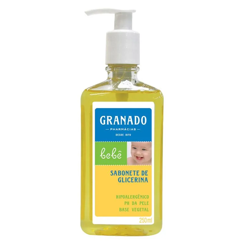 Sabonete Infantil Liquído Bebê Glicerina Tradicional 250ml Granado