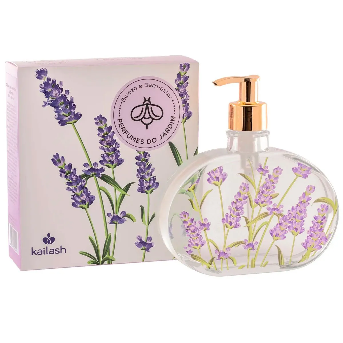 Sabonete Líquido Hidratante Perfumes do Jardim Kailash 300mL Lavanda