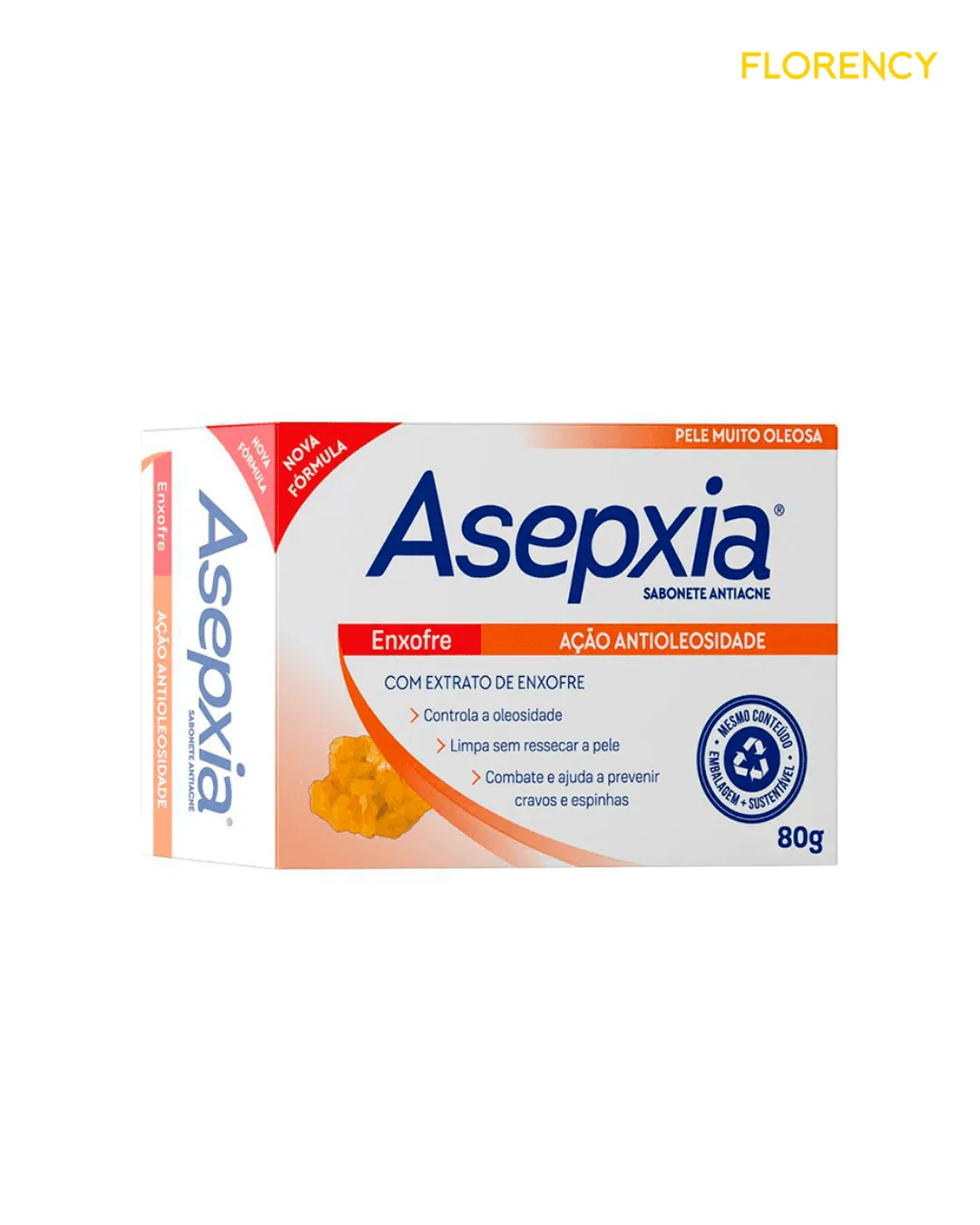 Sabonete Asepxia 80g Enxofre