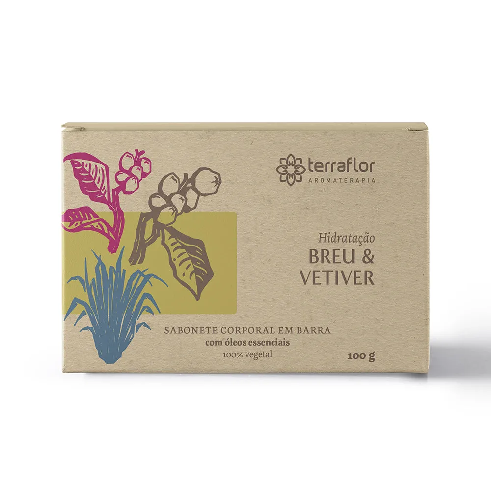 Sabonete Breu & Vetiver - Hidratação - Terra Flor - Frasco com 100g