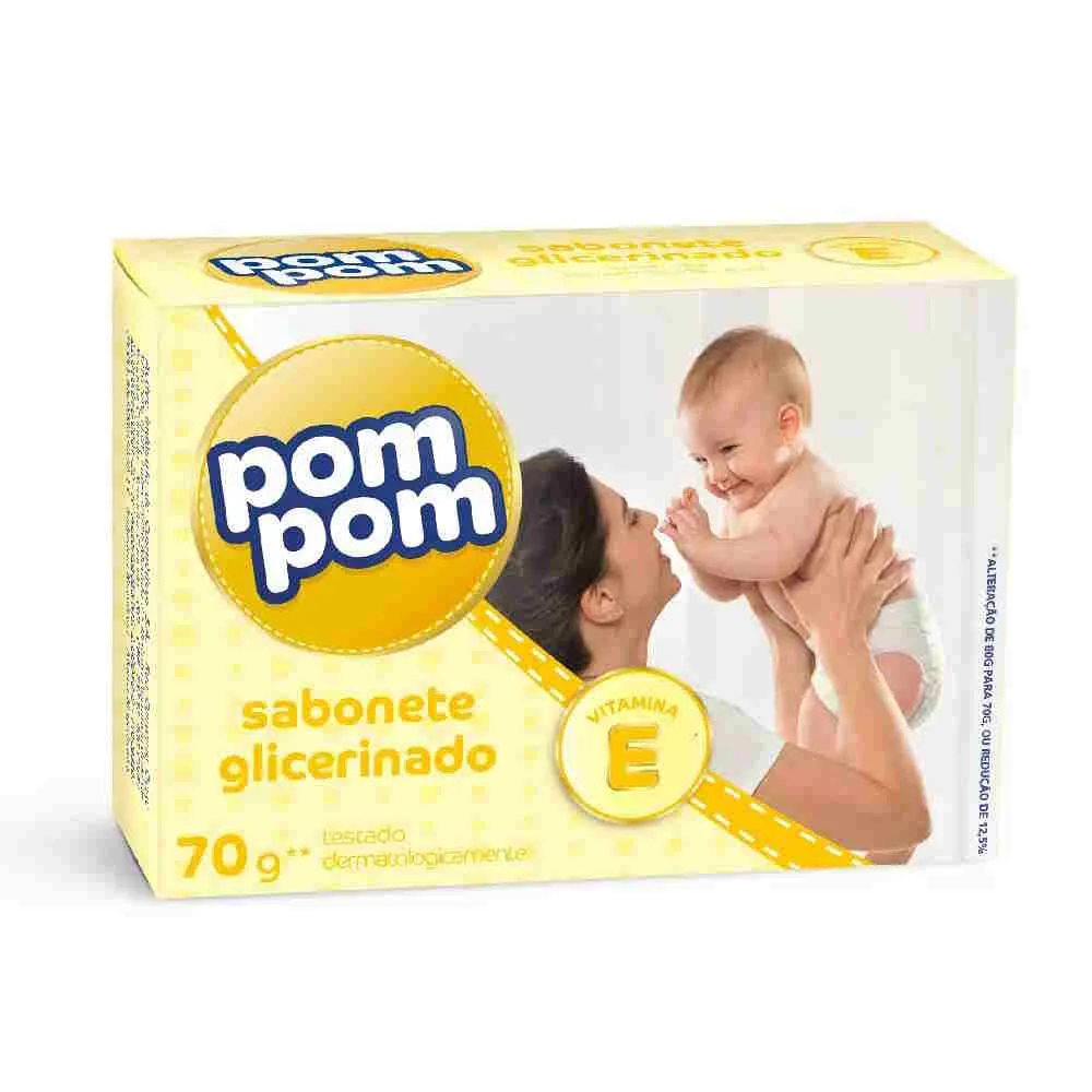 Sabonete em Barra Pom Pom Glicerinado 70G