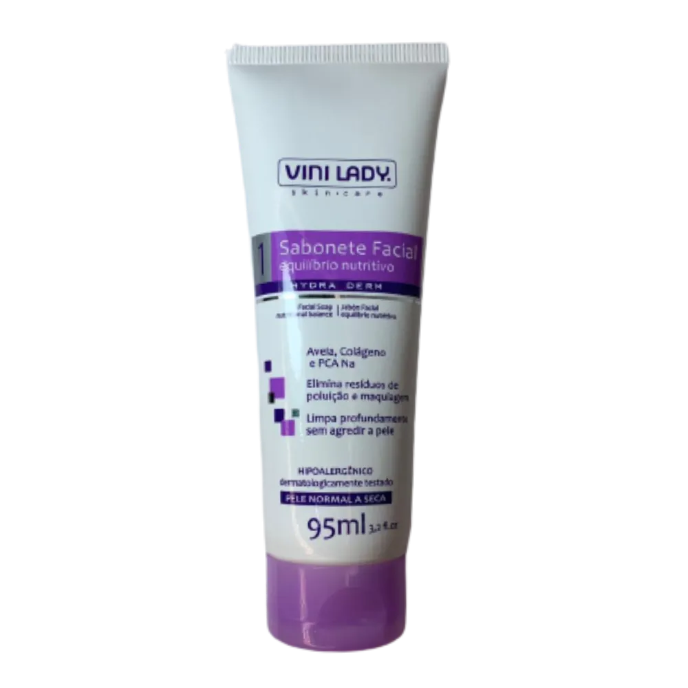 Sabonete Facial Vini Lady Equilíbrio Nutritivo - 95ml