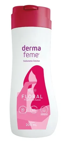 Sabonete Íntimo Dermafeme 200ml Floral