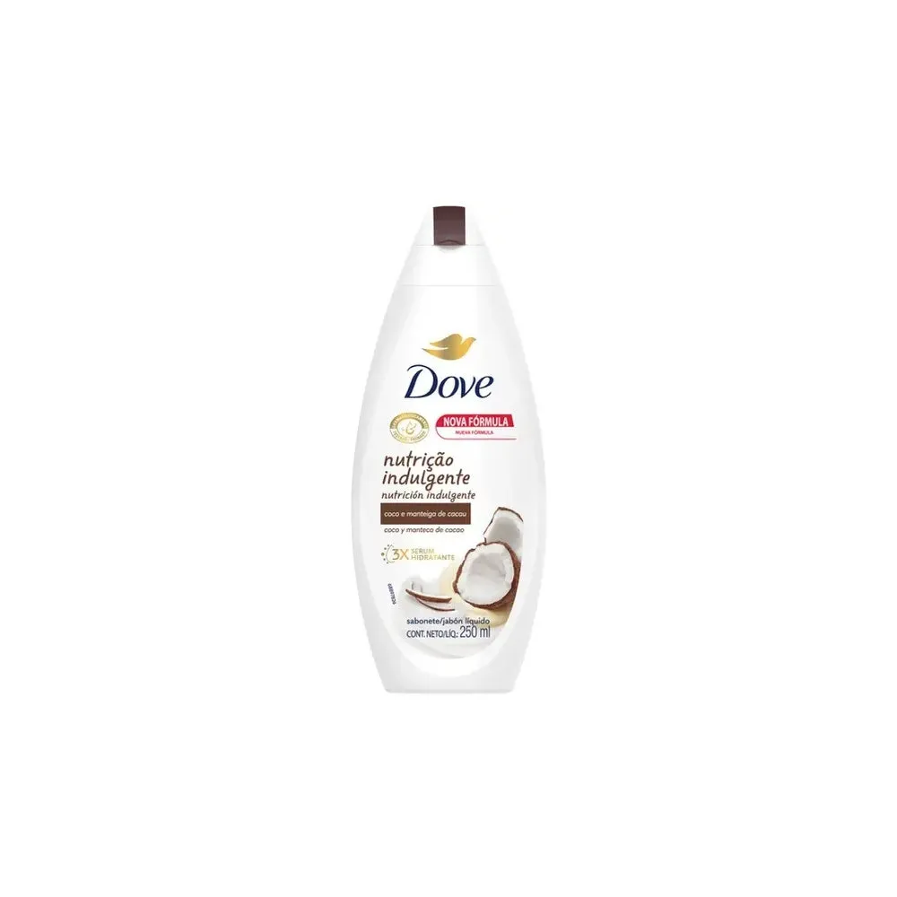 Sabonete Líquido Dove Delicious Care Leite De Coco 250ml