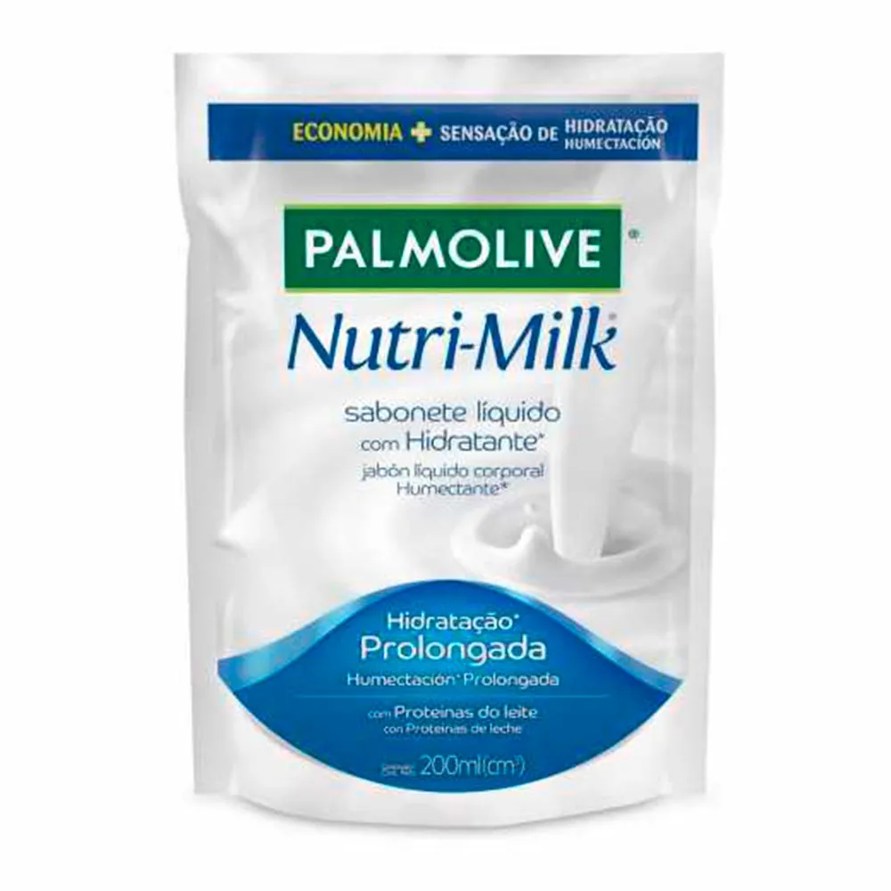 Sabonete Líquido Palmolive Nutrimilk Hidratante Refil 200ml
