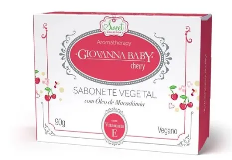 Sabonete Vegetal Giovanna Baby 90g Cherry
