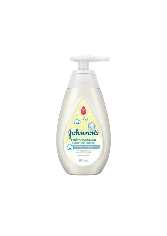 Sabonete Líquido Recém Nascido 200ml - Johnson's Baby